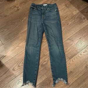 Good American straight leg denim